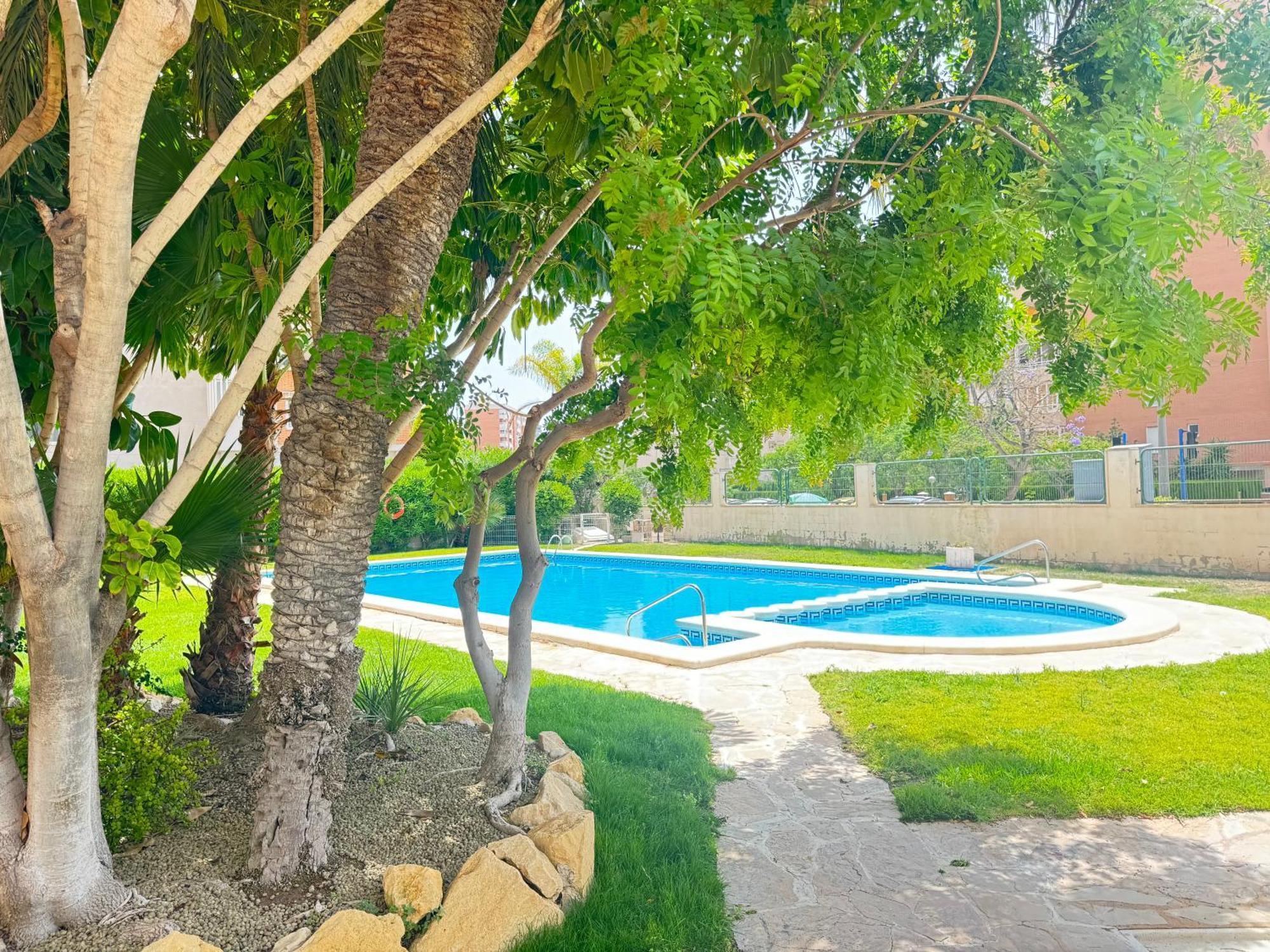 Estudio Con Piscina Alicante Bagian luar foto